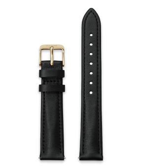 Strap 16 mm Leather Gold colored